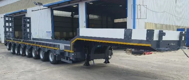 Stór farmflutningur hálfvagnar